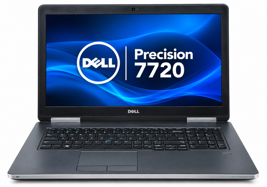 Dell Precision 7720 — Intel Core i7 6th Gen · 8GB RAM · 256GB SSD · 6GB Graphics | 17.3" Display | Pre-owned Grade A Workstation Laptop in Qatar