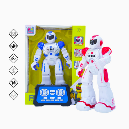 Remote Control RC Robot Toy for Kids,Intellectual Gesture Sensor Robots with Infrared Controller, Rechargeable,Early Education Toys,Speak,Dance,Sing,Walk,Slide