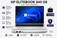 HP EliteBook 840 G8 — Core i5 11th Gen · 16GB · 512GB SSD | 14" FHD | Refurbished Grade A