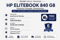 HP EliteBook 840 G8 — Core i5 11th Gen · 16GB · 512GB SSD | 14" FHD | Refurbished Grade A
