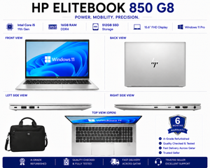 HP EliteBook 850 G8 — Core i5 11th Gen · 16GB · 512GB SSD | 14" FHD | Refurbished Grade A