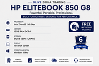 HP EliteBook 850 G8 — Core i5 11th Gen · 16GB 512GB SSD | 15.6" FHD | Refurbished Grade A
