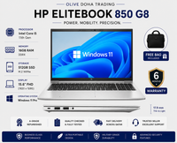 HP EliteBook 850 G8 — Core i5 11th Gen · 16GB 512GB SSD | 15.6" FHD | Refurbished Grade A