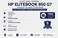 HP EliteBook 850 G7 — Core i7 10th Gen · 16GB 512GB SSD | 15.6" FHD | Refurbished Grade A