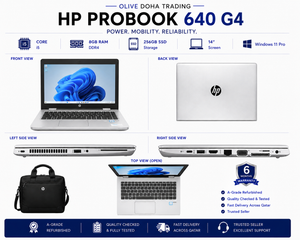 HP ProBook 640 g4 — Core i5 8th Gen · 8GB · 256GB SSD | 14" FHD | Refurbished Grade A