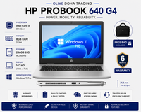 HP ProBook 640 g4 — Core i5 8th Gen · 8GB · 256GB SSD | 14" FHD | Refurbished Grade A