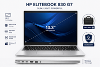 HP EliteBook 830 G7 — Core i5 10th Gen · 8GB · 256GB SSD | 13.3" FHD | Refurbished Grade A