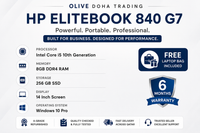 HP EliteBook 840 G7 — Core i5 10th Gen · 8GB · 256GB SSD | 14" FHD | Refurbished Grade A