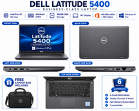 Dell Latitude 5400 — Core i5 8th Gen · 8GB RAM · 256GB SSD | 14" Display | Pre-owned Grade A