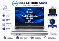 Dell Latitude 5420 — Core i7 11th Gen · 8GB RAM · 256GB SSD | 14" FHD Touchscreen | Pre-owned Grade A Laptop in Qatar