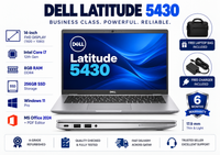 Dell Latitude 5430 - Intel Core i7 12th Gen · 8GB RAM · 256GB SSD | 14" FHD | Pre-owned Grade A.