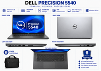 Dell Precision 5540 — Intel Core i7 9th Gen · 16GB RAM · 512GB SSD · 4GB Graphics | 15.6" FHD | Pre-owned Grade A Laptop in Qatar