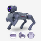 AI Bionic Robot Dog – Black Smart Mechanical Toy | App + Voice Control (Bluetooth) | Programmable • LED Expressions • Walk & Dance • Rechargeable Battery