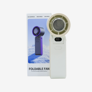 Foldable Cooling Fan (Model Y19) — 100-Speed Rechargeable Portable Fan