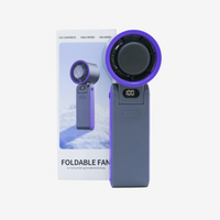 Foldable Cooling Fan (Model Y19) — 100-Speed Rechargeable Portable Fan