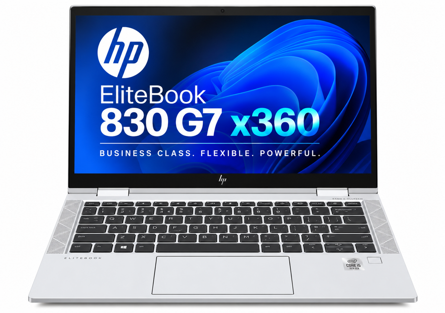 HP EliteBook 830 G7 x360 — Core i5 10th Gen · 8GB RAM · 256GB SSD | 13" FHD Touchscreen | Pre-owned Grade A
