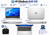 HP EliteBook 840 G8 — Core i7 11th Gen · 16GB RAM · 512GB SSD | 14" FHD Touchscreen | Pre-owned Grade A