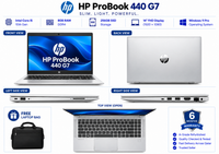 HP ProBook 440 G7 — Core i5 10th Gen · 8GB RAM · 256GB SSD | 14" FHD | Pre-owned Grade A