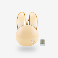 Cute Bunny Wireless Mouse — Silent Portable USB Mouse for PC & Laptop (Kids & Girls Gift)