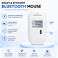 Rechargeable Bluetooth Keyboard and Mouse Combo – Slim Wireless Keyboard & Optical Mouse Set