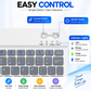 Rechargeable Bluetooth Keyboard and Mouse Combo – Slim Wireless Keyboard & Optical Mouse Set