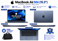 Apple MacBook Air M4 (15.3″) — 10-Core CPU & GPU · 16GB RAM · 256GB SSD | macOS 26 | 10-Month Apple Warranty | pre-owned Grade A.