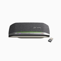 Poly Sync 20+ Bluetooth Speakerphone — USB-A, Teams & Zoom Certified (Black)