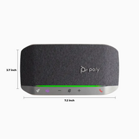 Poly Sync 20+ Bluetooth Speakerphone — USB-A, Teams & Zoom Certified (Black)