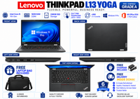 Lenovo ThinkPad L13 Yoga – Intel Core i5 11th Gen | 16GB RAM | 238GB SSD | 13.3" FHD x360 Touchscreen | Pre-owned Grade A Laptop in Qatar
