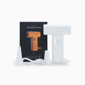 Portable Mini Fan (Model X3) — Rechargeable High-Speed Cooling Fan, Type-C