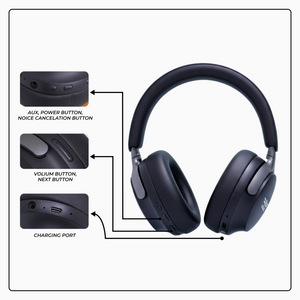 Lelisu LS-305 Wireless ANC Headphones — 40H Battery, Bluetooth 5.4, Extra Bass