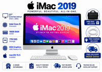 iMac 2019 — Intel Core i5 · 16GB RAM · 1TB SSD | 27" 5K Retina Display | 8GB Graphics | macOS 15.5 | Pre-Owned Grade A.